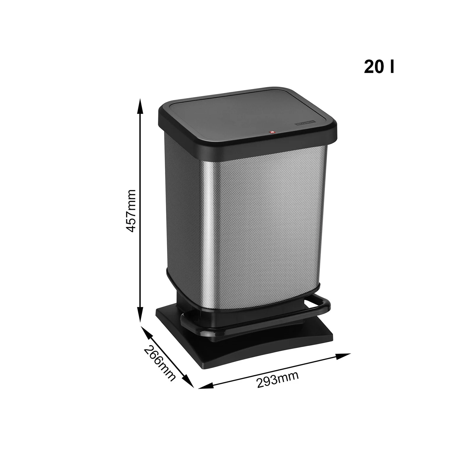 Zestaw 2 koszy pedałowych  – 20 l i 40 l - Image 8