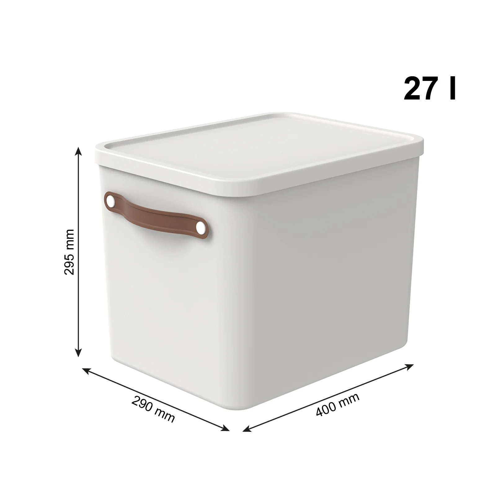 Pudełko pojemnik box do przechowywania 27L Rotho MALOJA - Image 7
